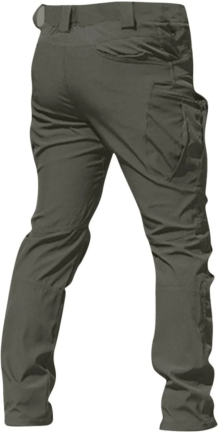 Mens Fall Fashion Hiking Tactical Pants Sweatpants Cargo Pants for Men City Special Service Pants with Pockets