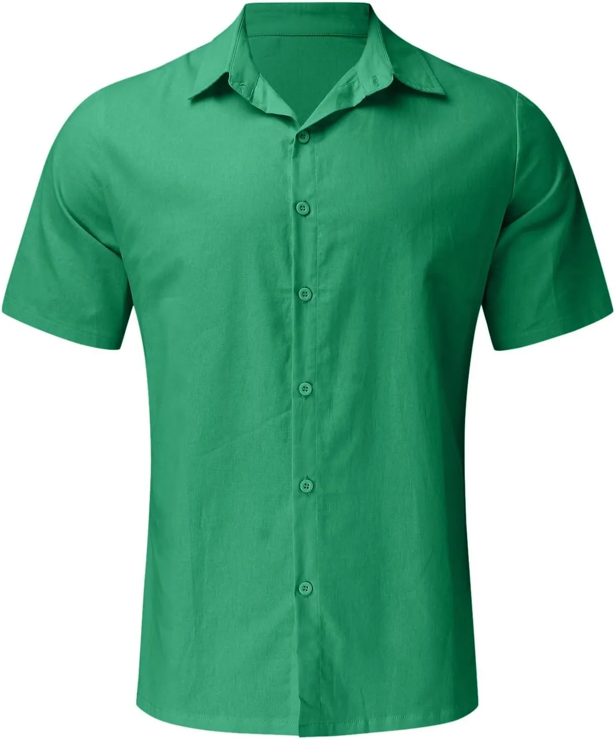 Men's Hawaiian Short Sleeve Shirts Summer Casual Button Down Shirts Lightweight Holiday Beach Loose Fit Hiipie Shirt