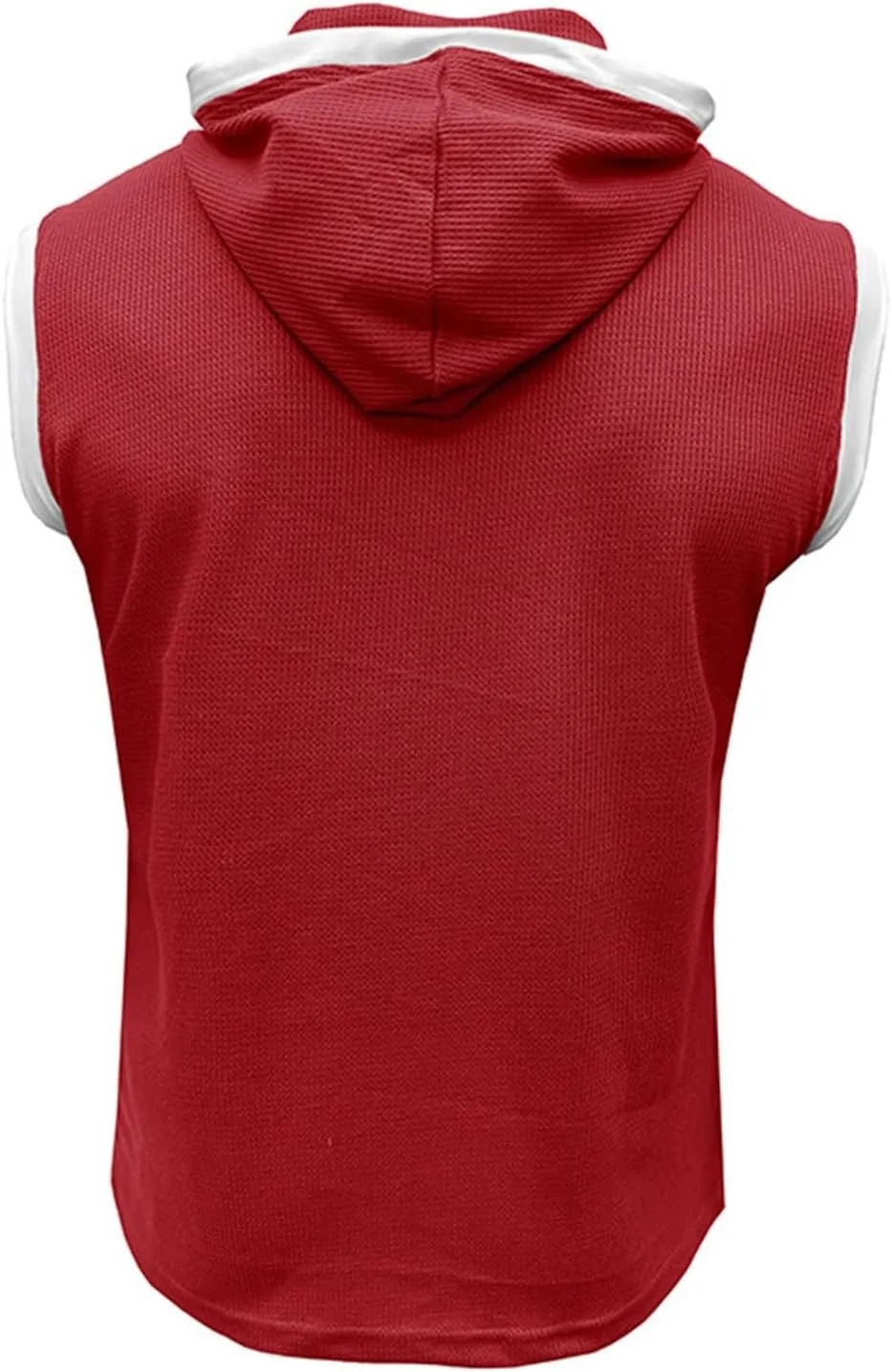 Men's Hooded Tank Tops Workout Sleeveless Hoodies Tee Shirt Muscle Athletic Gym Running Beach Tanks for Men Quick Dry