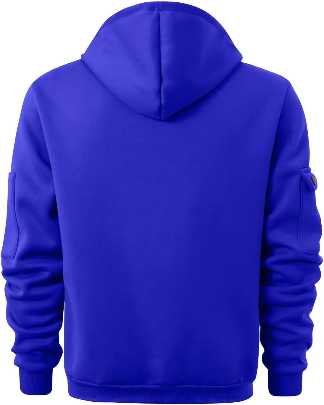 Men's Hoodies Quarter Zip Pullover Vintage Workout Running Active Hoodies with Pockets Military Tactical Sweatshirt