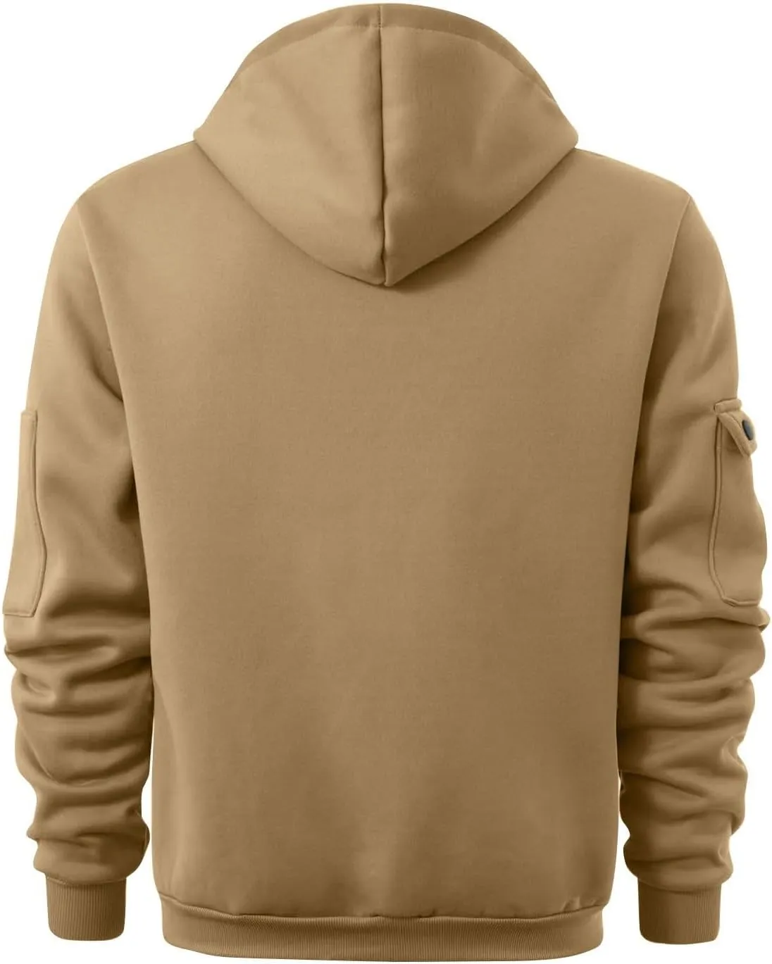 Men's Hoodies Quarter Zip Pullover Vintage Workout Running Active Hoodies with Pockets Military Tactical Sweatshirt