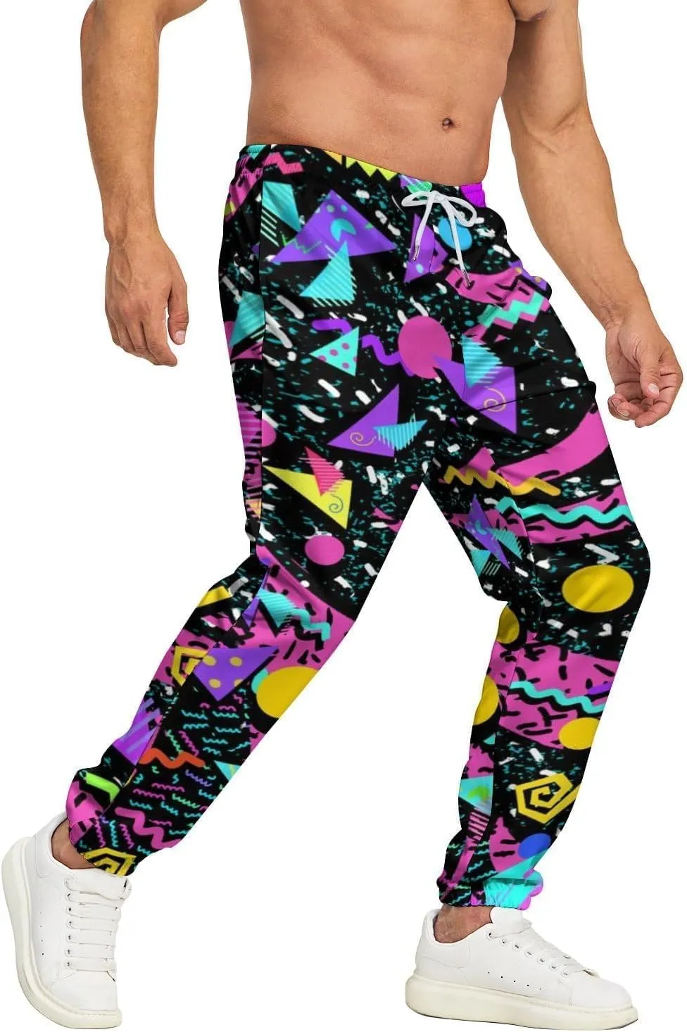 Men's Jogger Pants Sweatpants Funny Jogger Workout Track Pants with Pockets Running Athletic Pants