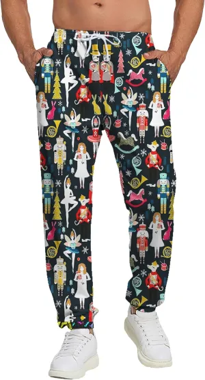 Men's Jogger Pants Sweatpants Funny Jogger Workout Track Pants with Pockets Running Athletic Pants