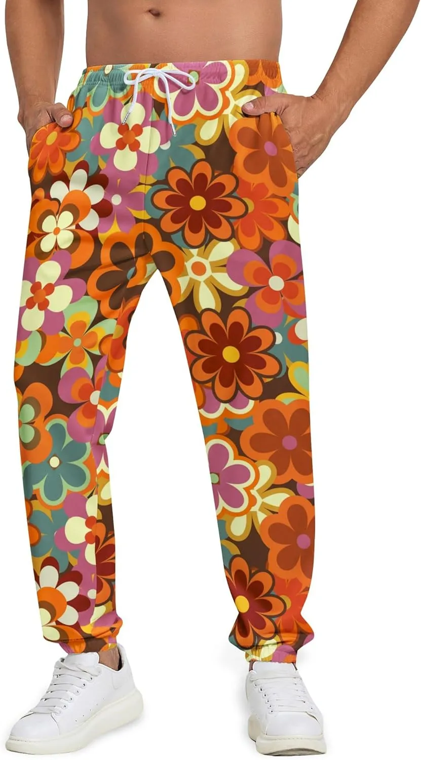 Men's Jogger Pants Sweatpants Funny Jogger Workout Track Pants with Pockets Running Athletic Pants