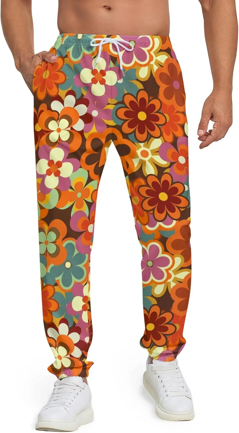 Men's Jogger Pants Sweatpants Funny Jogger Workout Track Pants with Pockets Running Athletic Pants