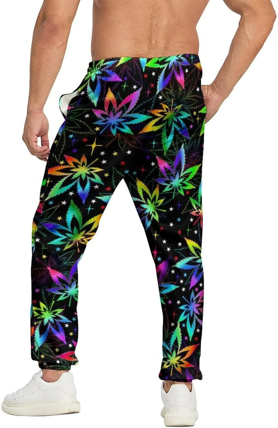 Men's Jogger Pants Sweatpants Funny Jogger Workout Track Pants with Pockets Running Athletic Pants