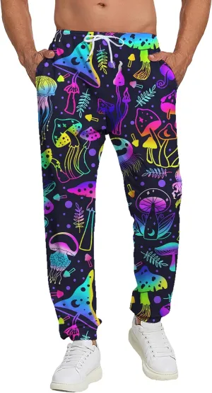 Men's Jogger Pants Sweatpants Funny Jogger Workout Track Pants with Pockets Running Athletic Pants
