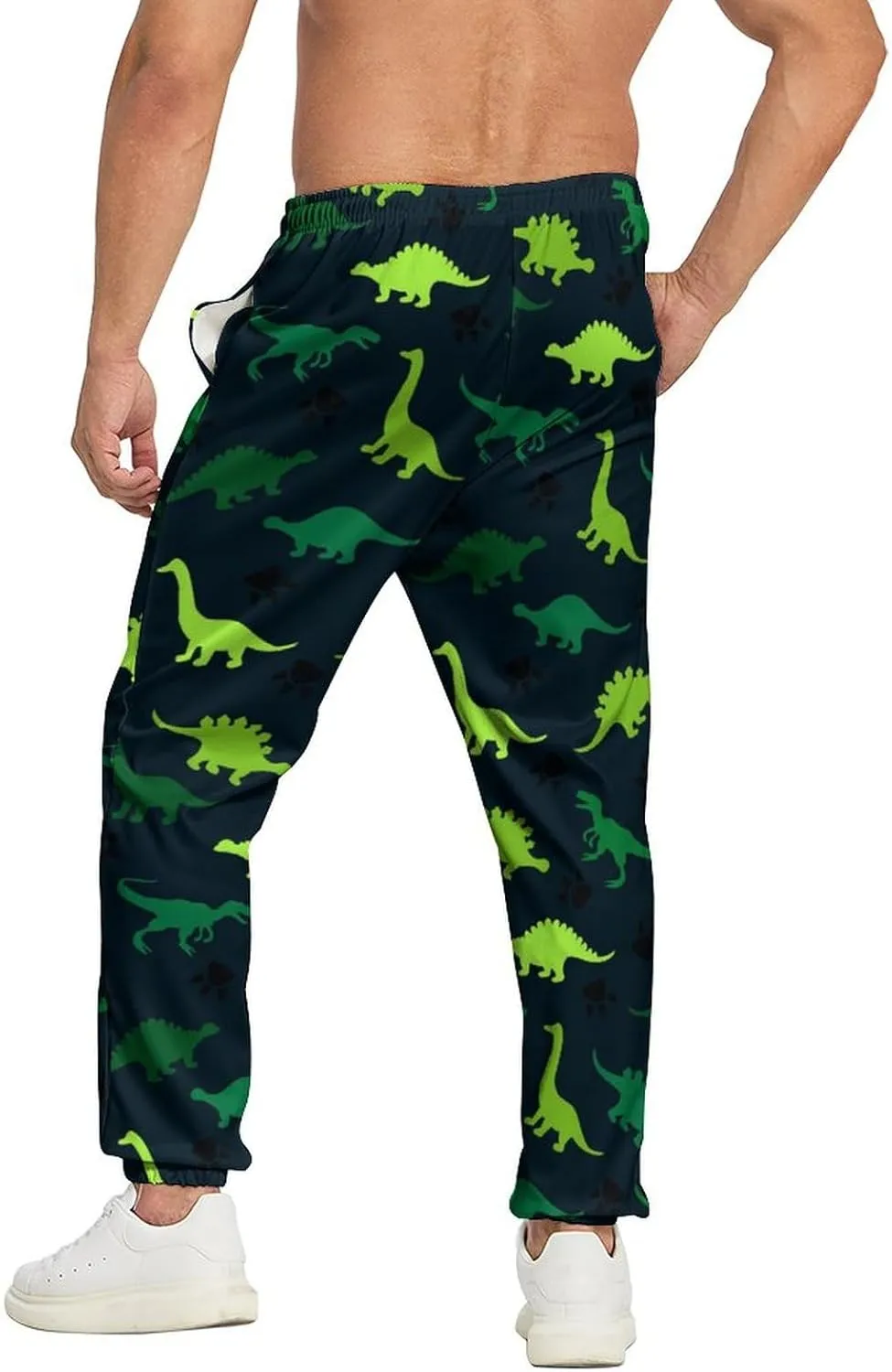 Men's Jogger Pants Sweatpants Funny Jogger Workout Track Pants with Pockets Running Athletic Pants