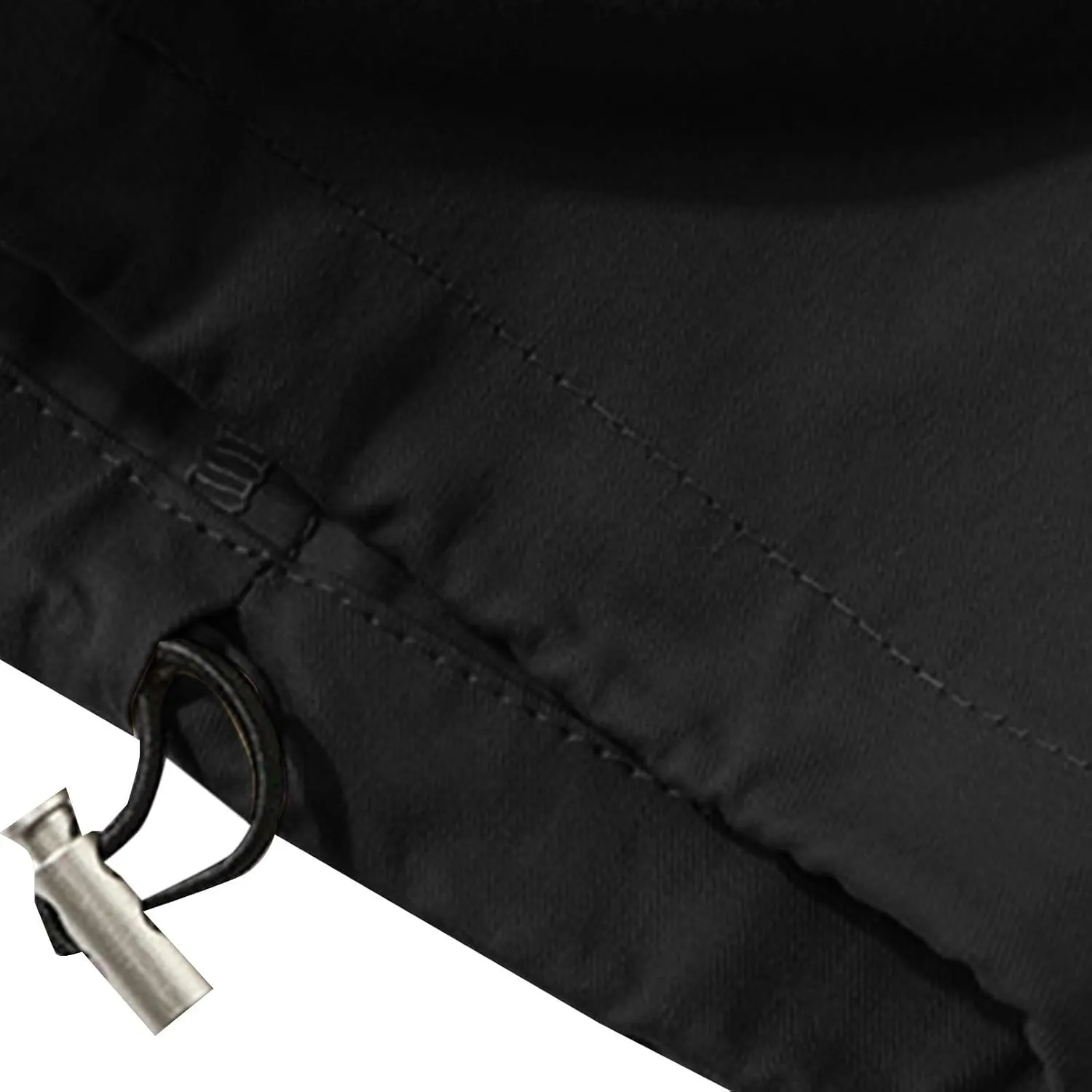 Mens Loose Straight Elastic Waist Cargo Pant Wide-Leg Drawstring Trousers Solid Multi-Pockets Pants Plus Size M-5xl