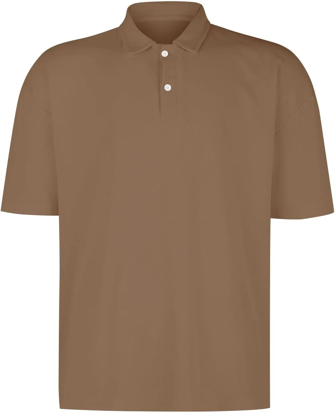 Men's Polo Shirts Classic Fit Short Sleeve Golf Tennis Shirt Fashion Casual Solid Stretch V Neck Collared Work Tops