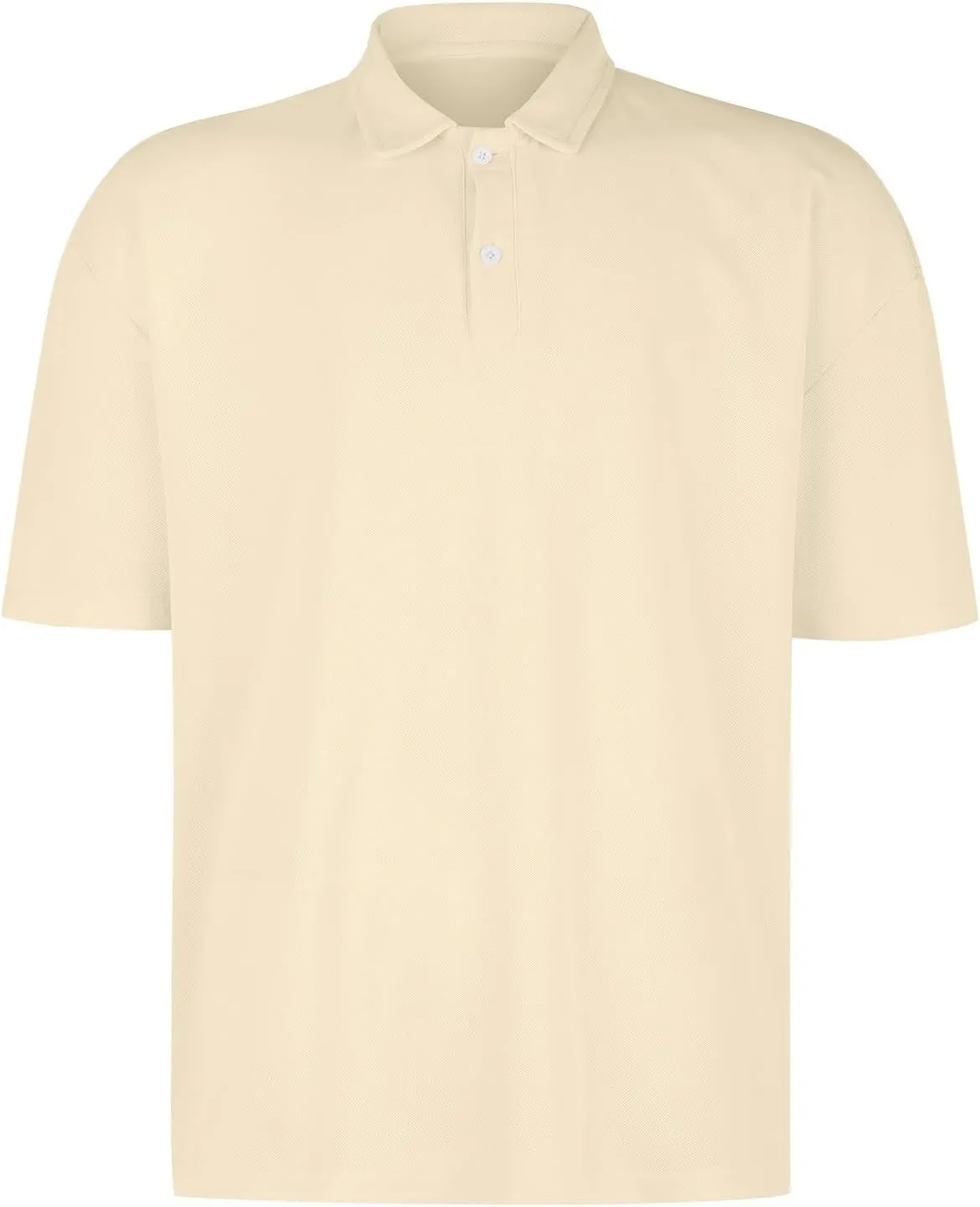 Men's Polo Shirts Classic Fit Short Sleeve Golf Tennis Shirt Fashion Casual Solid Stretch V Neck Collared Work Tops