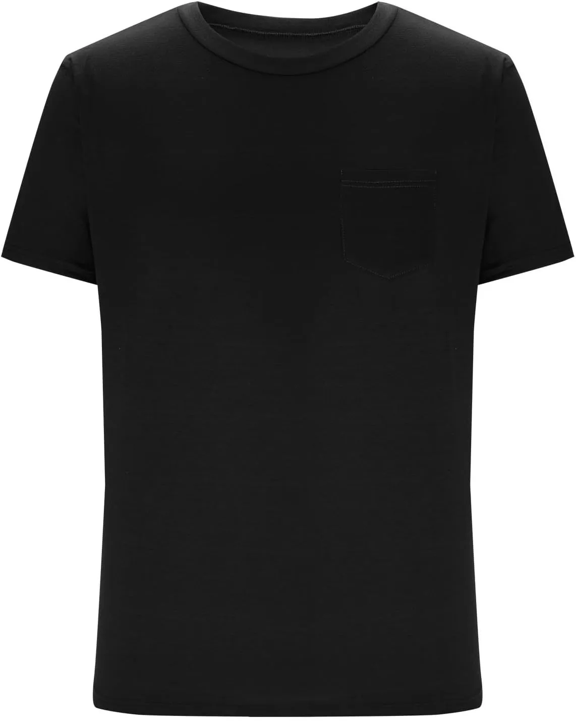 Mens Short Sleeve Shirts Casual with Chest Pocket Ultra Soft Cotton T-Shirt Classic Fit Lightweight Tee Shirt Vintage
