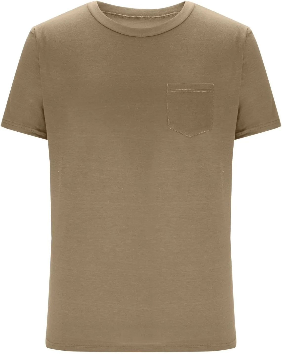 Mens Short Sleeve Shirts Casual with Chest Pocket Ultra Soft Cotton T-Shirt Classic Fit Lightweight Tee Shirt Vintage