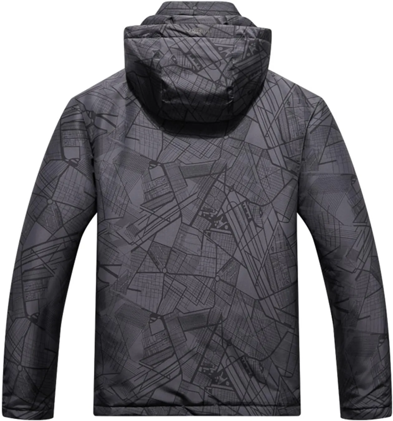 Men's Ski Jacket Classic Warm Winter Waterproof Windbreaker Hooded Raincoat Outdoor Insulated Snowboarding Jackets