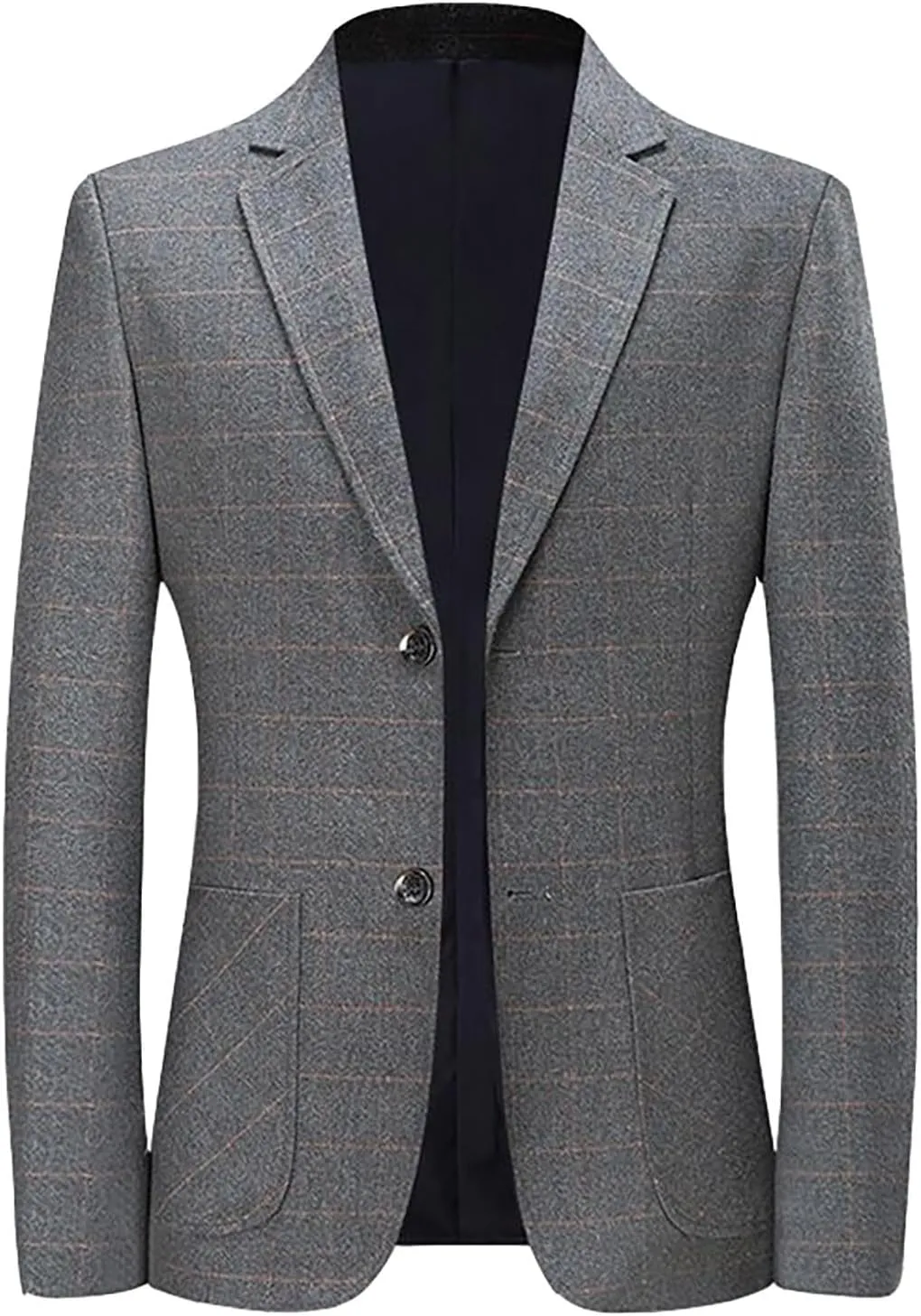Men's Suit JacketsCasual Long Sleeve Loose Fit Business Blazer Vintage Classic Fit Lightweight Sport Coat Blazer