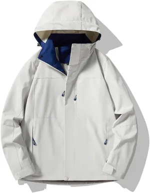 Mens Tactical Windbreaker Waterproof Flight Pilot Coat Hoodie Size Softshell Hiking Jackets Coats