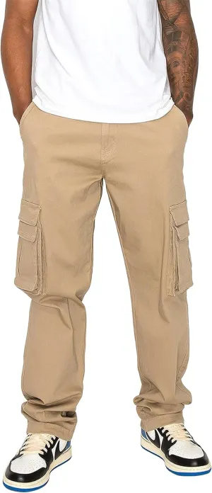 Men's Utility Cargo Pocket Cotton Jogger Pants