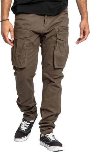 Men's Utility Cargo Pocket Cotton Jogger Pants