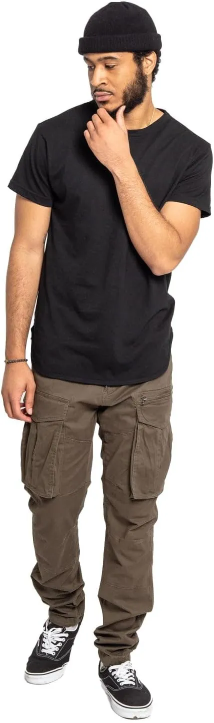 Men's Utility Cargo Pocket Cotton Jogger Pants