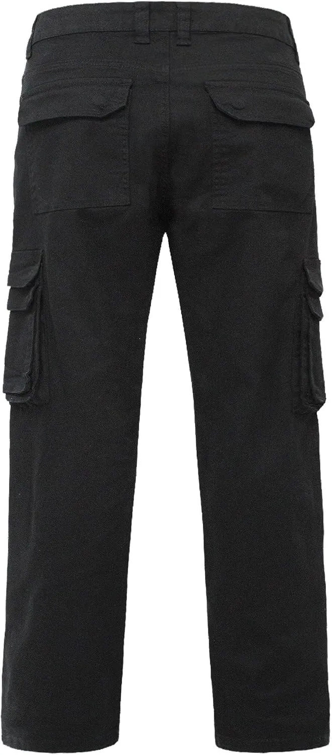 Men's Utility Cargo Pocket Cotton Jogger Pants