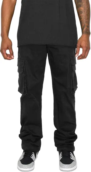 Men's Utility Cargo Pocket Cotton Jogger Pants
