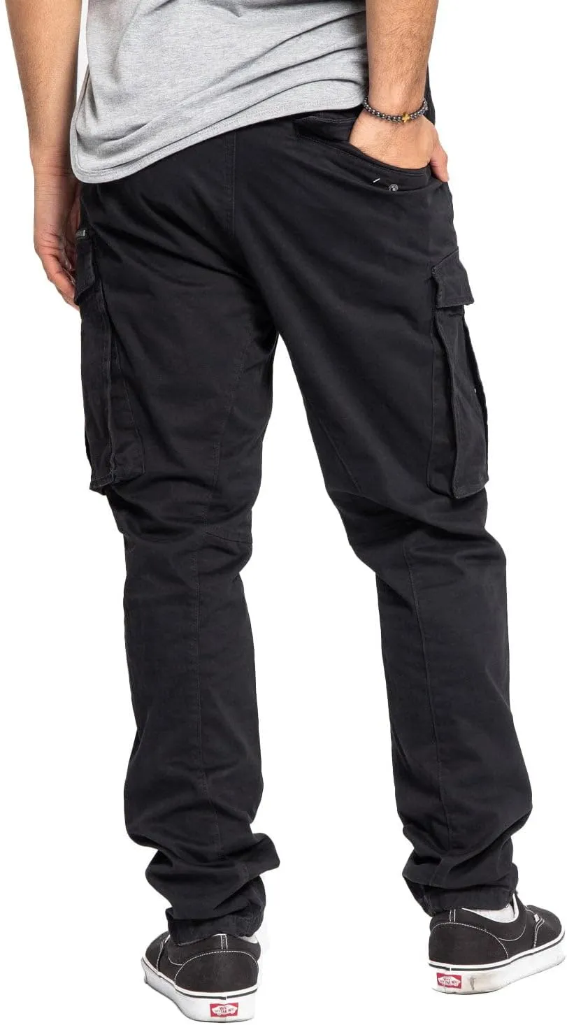 Men's Utility Cargo Pocket Cotton Jogger Pants