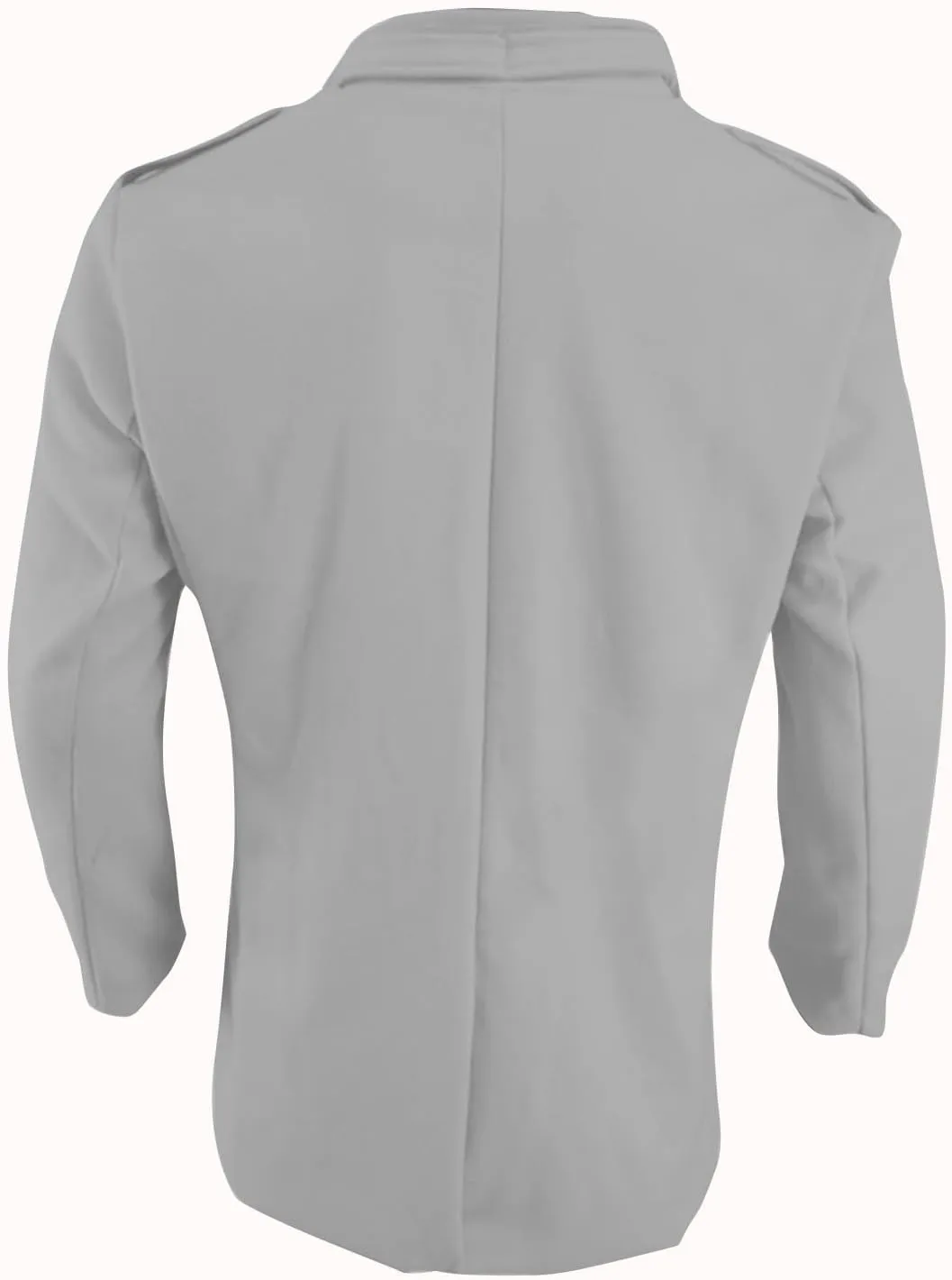 Men's Warm Winter Long Jacket Casual Classic Notched Collar Overcoat with Pockets