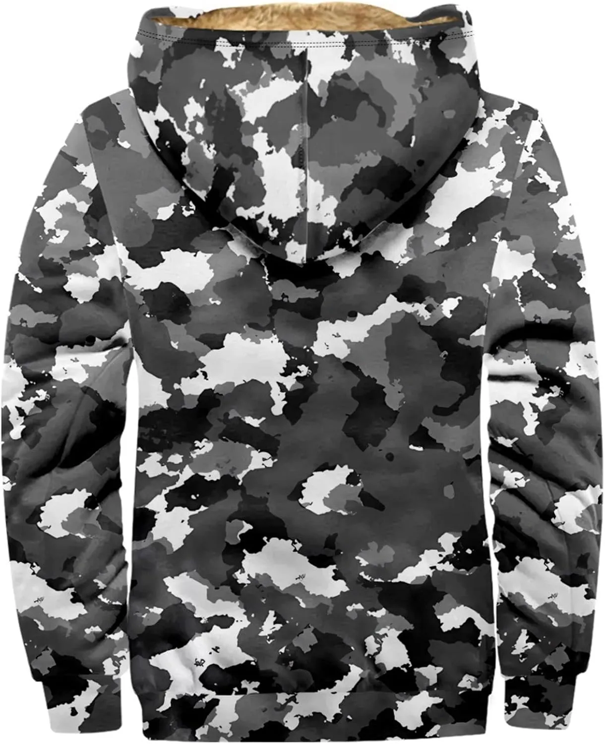 Men's Winter Coats Vintage Long Sleeve Coats: Classic Trendy Jackets Print Sweatshirt Sweaters Hoodie