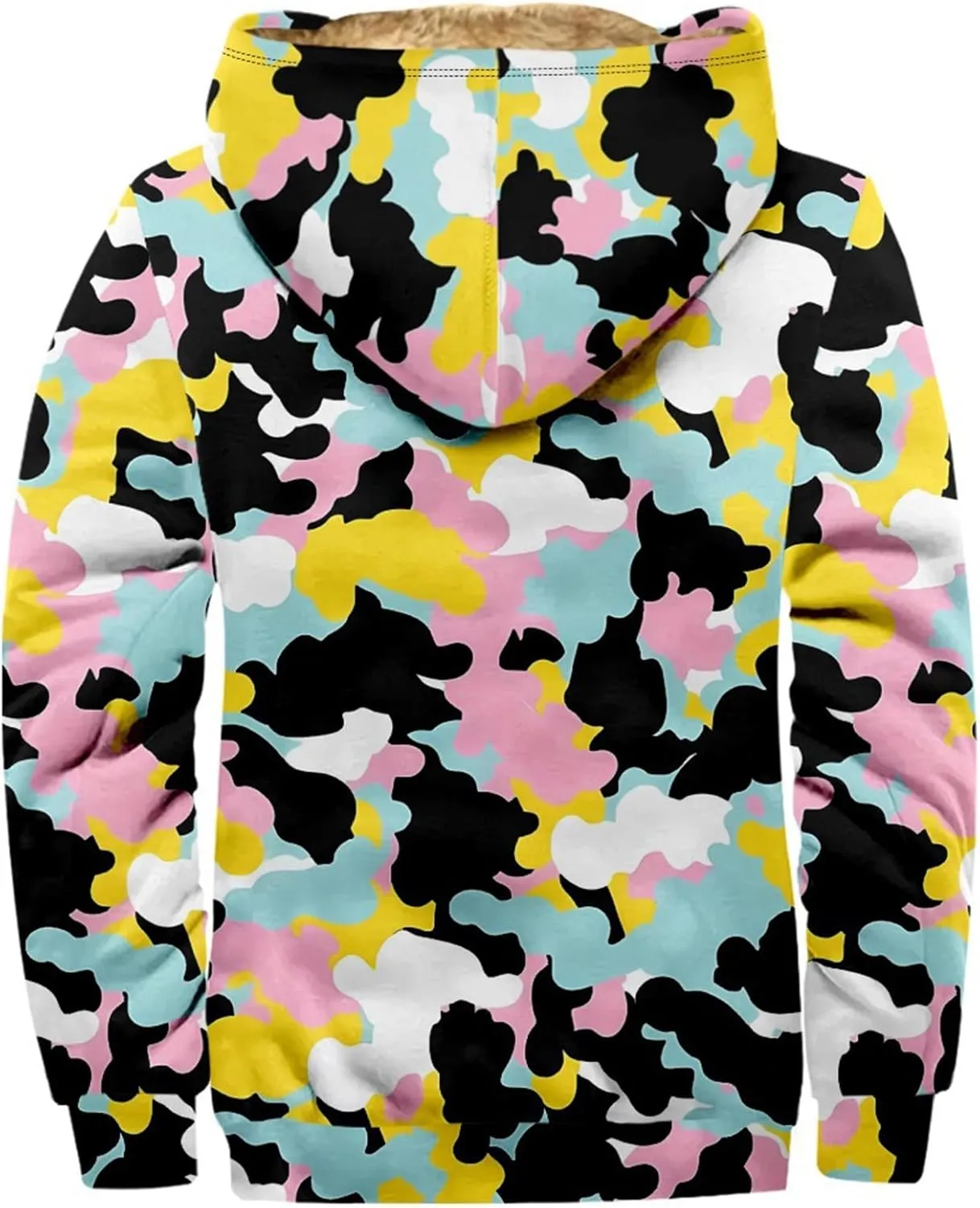 Men's Winter Coats Vintage Long Sleeve Coats: Classic Trendy Jackets Print Sweatshirt Sweaters Hoodie