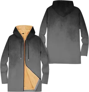 Mens Winter Coats Vintage Long Sleeve Coats: Classic Trendy Jackets Print Sweatshirt Sweaters Hoodie