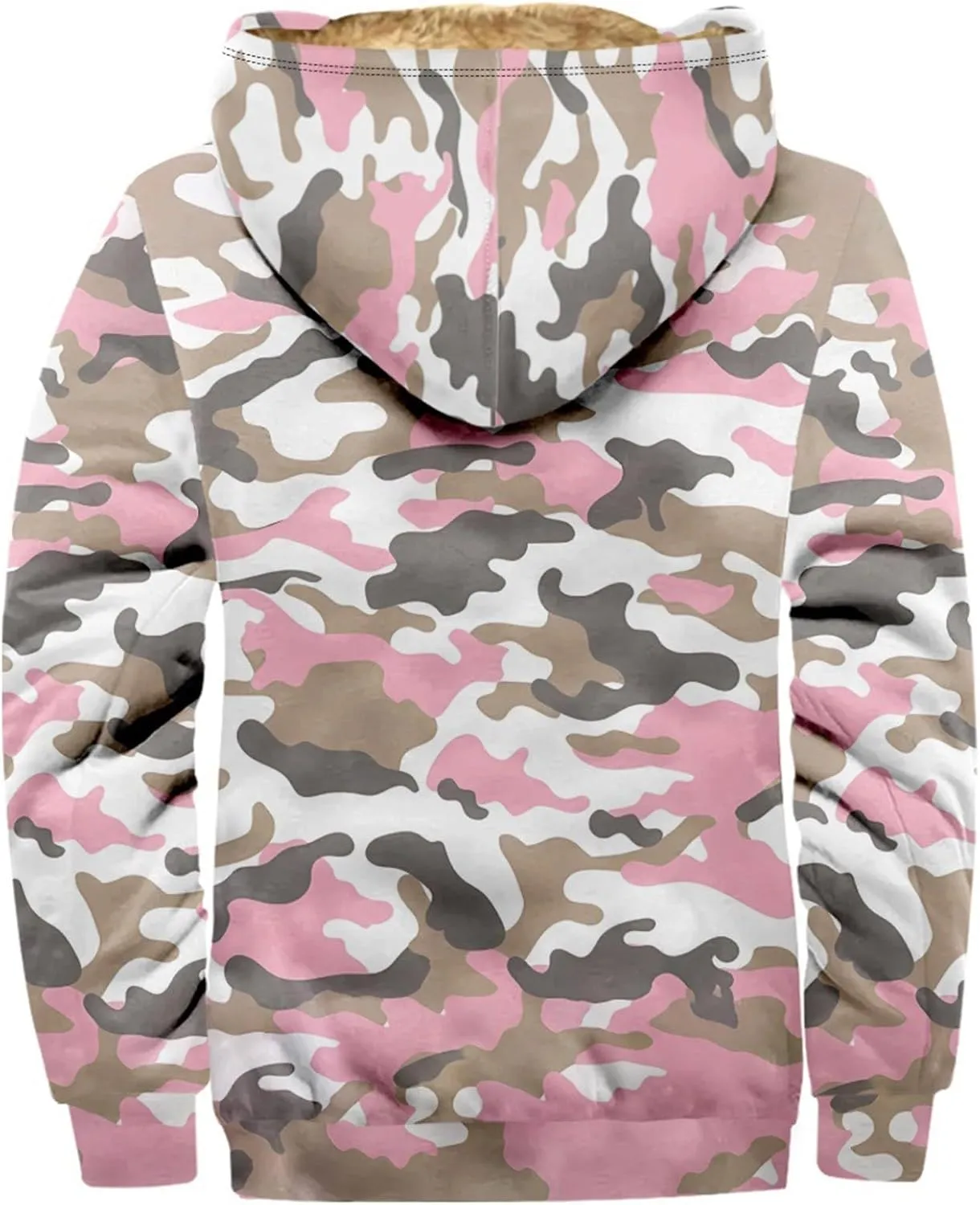 Men's Winter Coats Vintage Long Sleeve Coats: Classic Trendy Jackets Print Sweatshirt Sweaters Hoodie