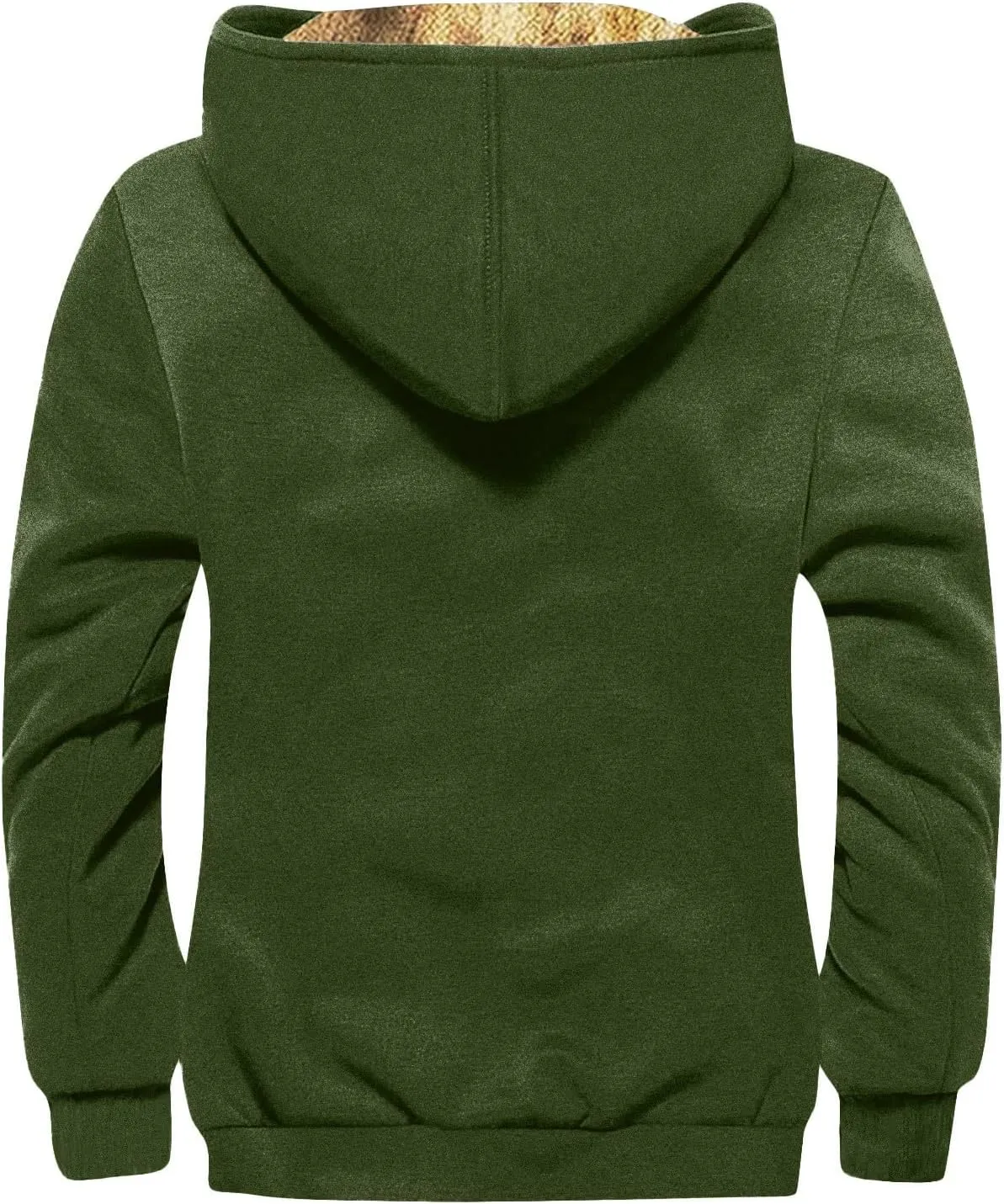 Men's Winter Coats Vintage Long Sleeve Coats: Print Trendy Jackets Classic Sweatshirt Sweaters Hoodie