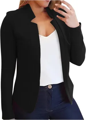 MRGIINRI 2024 Fall Blazers for Women Suit Jackets Dressy Business Casual Outfits Open Front Dressy Work Office Jackets Blazer