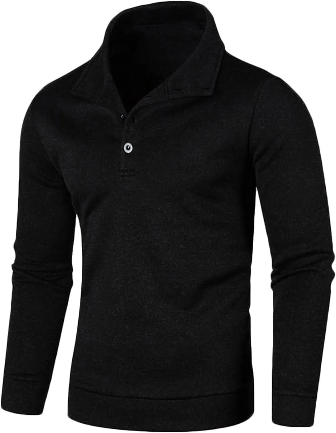 Muscularfit Mens Cardigan Sweaters With Buttons Polo High Neck Long Sleeve Knitted Sweater Jackets Fashion Pullover Knitwear