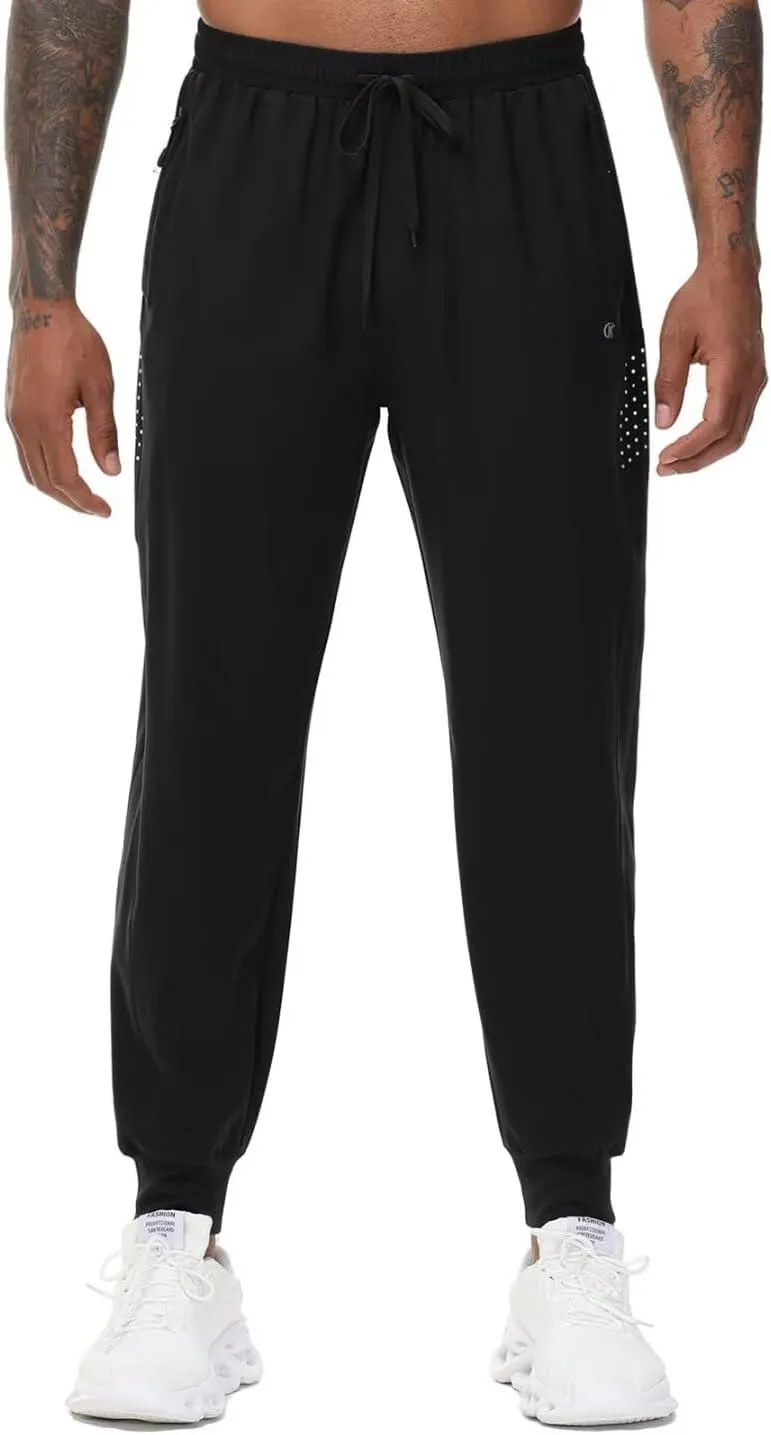 Pdbokew Men's Airy Jogger Pants Athletic Running Pants Workout Jogger