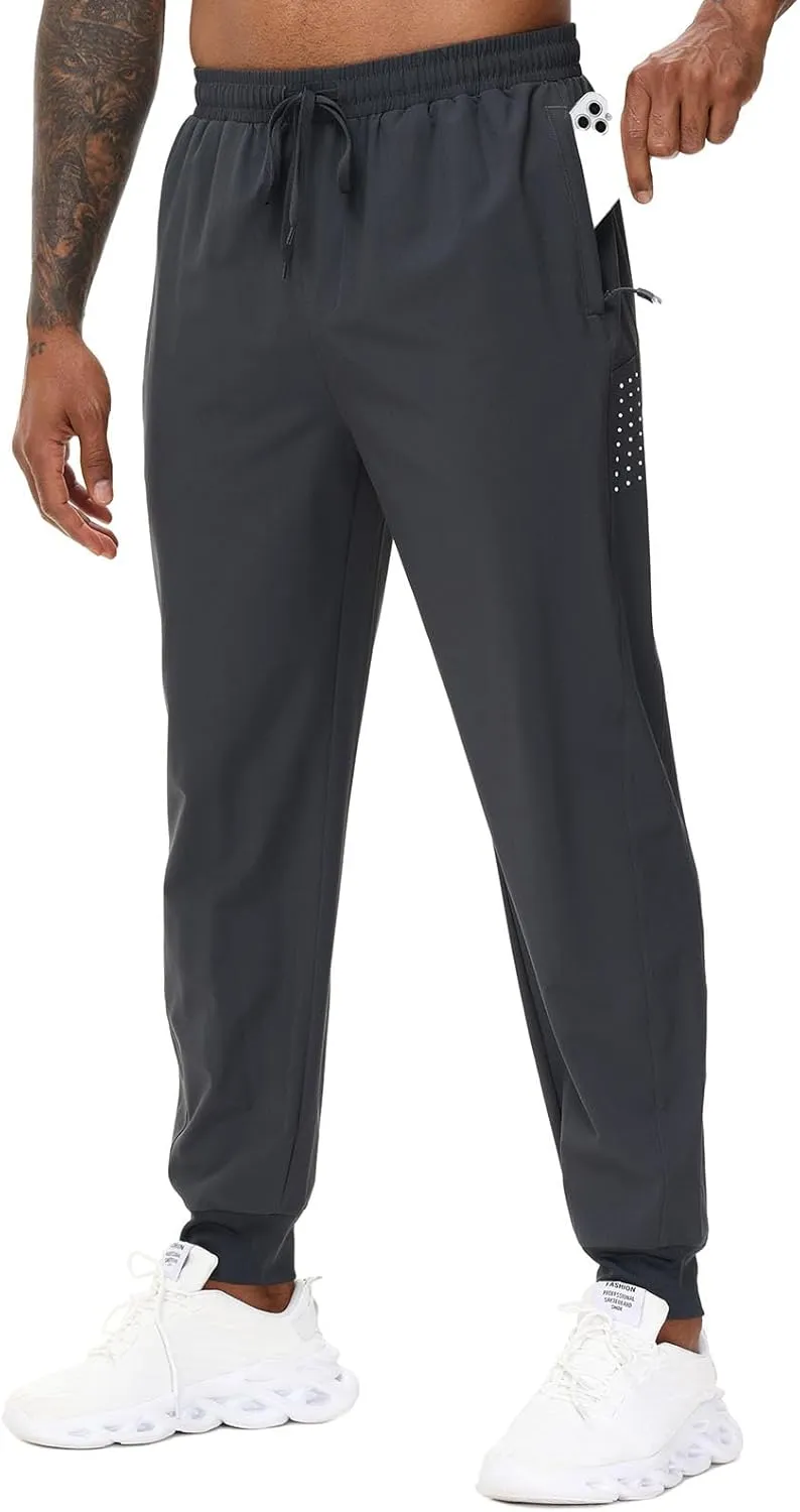 Pdbokew Men's Airy Jogger Pants Athletic Running Pants Workout Jogger