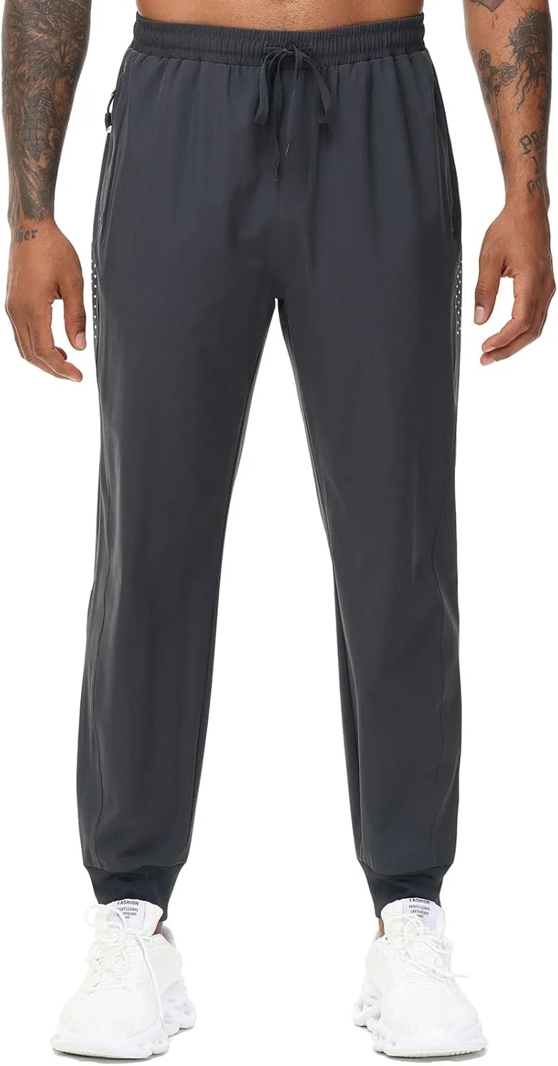 Pdbokew Men's Airy Jogger Pants Athletic Running Pants Workout Jogger