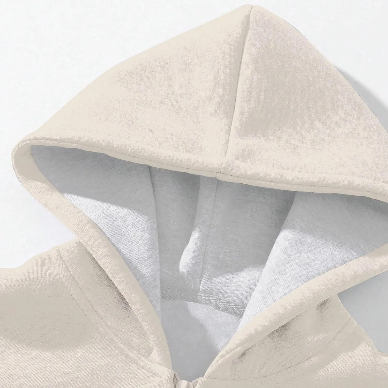 Quarter Zip Hoodies for Men Half Zip Up Hoodie Mens Long Sleeve Drop Shoulder Sweatshirt Loose Fit Casual Pullover