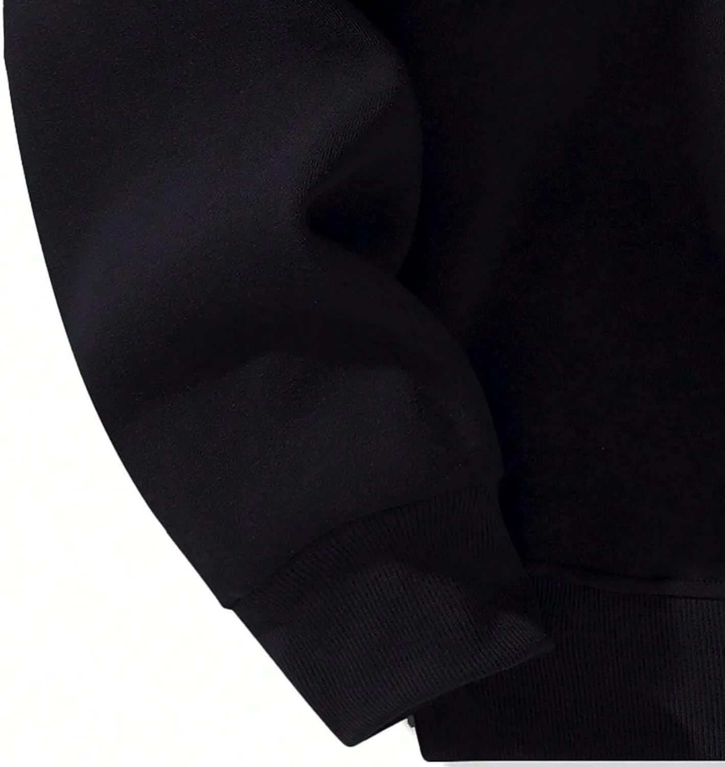 Quarter Zip Hoodies for Men Half Zip Up Hoodie Mens Long Sleeve Drop Shoulder Sweatshirt Loose Fit Casual Pullover