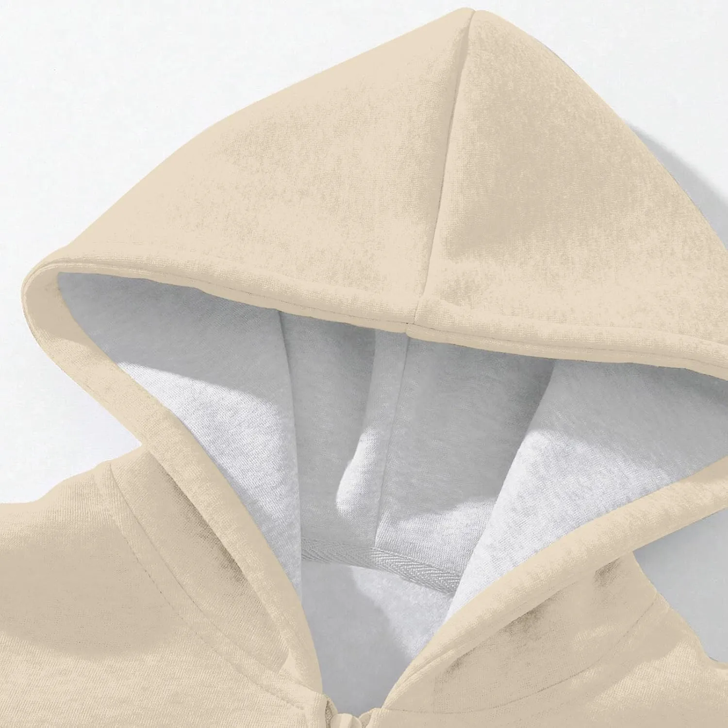 Quarter Zip Hoodies for Men Half Zip Up Hoodie Mens Long Sleeve Drop Shoulder Sweatshirt Loose Fit Casual Pullover