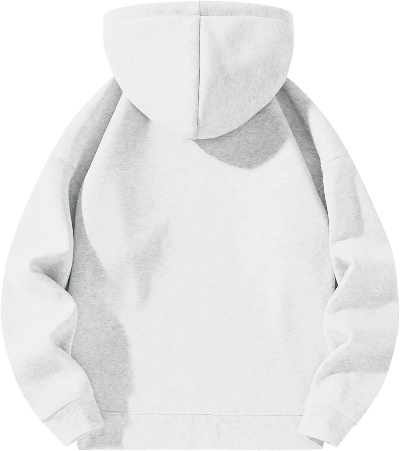 Quarter Zip Hoodies for Men Half Zip Up Hoodie Mens Long Sleeve Drop Shoulder Sweatshirt Loose Fit Casual Pullover