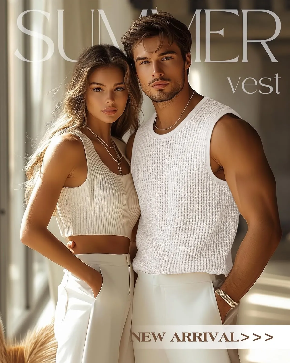 Riyiper 3 Pack Men's Waffle Knit Tank Tops, Casual Sleeveless Tank Shirts Summer Classic Beach T-Shirts Breathable Muscle Tee