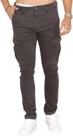Soroor Cargo Pants for Men, Slim Fit Tapered Mens Cargo Pants, Tactical Pant for Men Work & Utility | Stretch Sateen Cotton