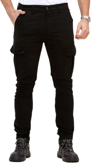 Soroor Cargo Pants for Men, Slim Fit Tapered Mens Cargo Pants, Tactical Pant for Men Work & Utility | Stretch Twill Cotton