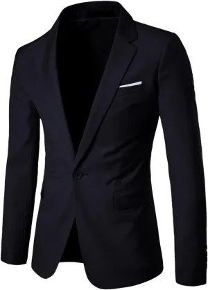 Sports Coats For Men 2024 One Button Suit Coat Jacket Tops Men Fashion Summer Sports Jackets For Men White Suit Men