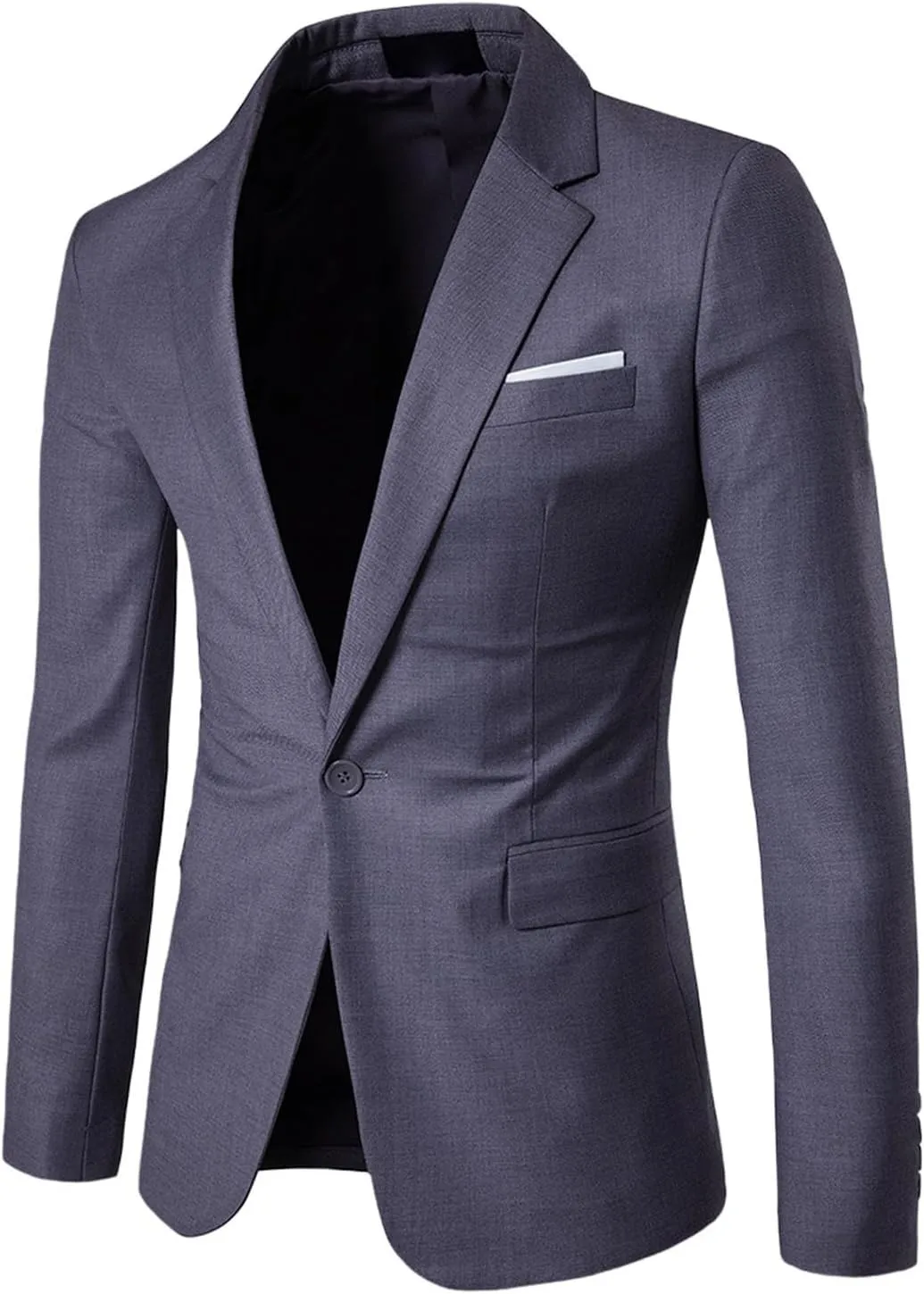 Sports Coats For Men 2024 One Button Suit Coat Jacket Tops Men Fashion Summer Sports Jackets For Men White Suit Men