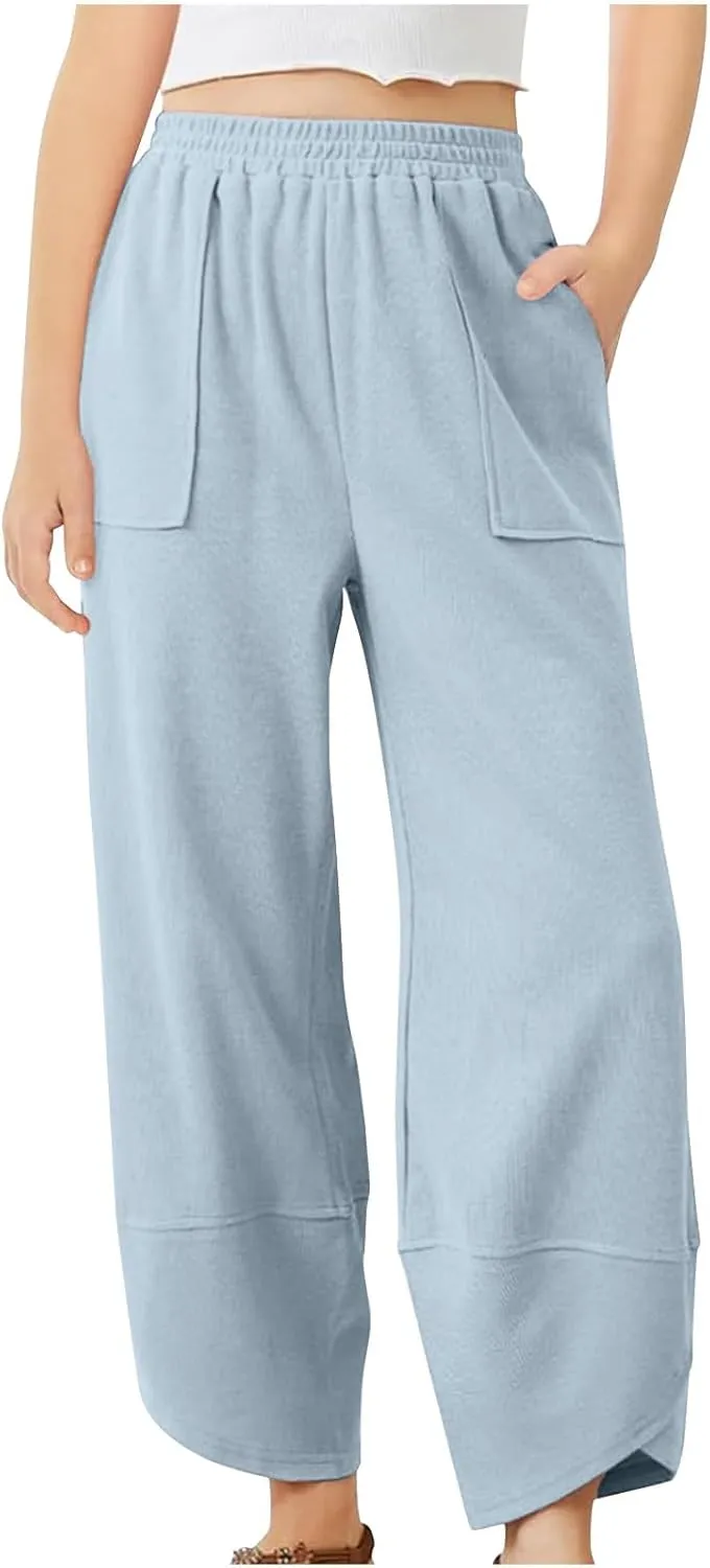 Toddler Baby Boys Girls Sweatpants Casual Basic Solid Jogger Pants Elastic Waist Jogger Sport Workout Trousers