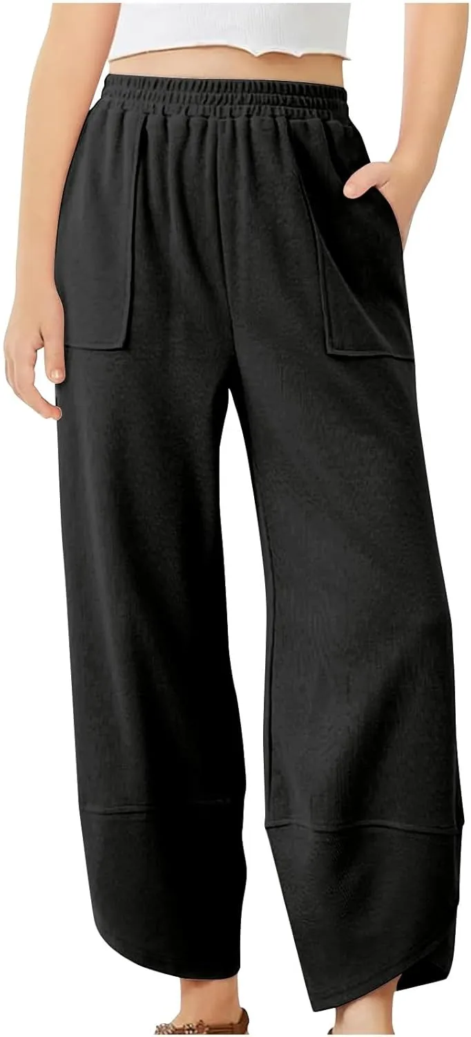 Toddler Baby Boys Girls Sweatpants Casual Basic Solid Jogger Pants Elastic Waist Jogger Sport Workout Trousers