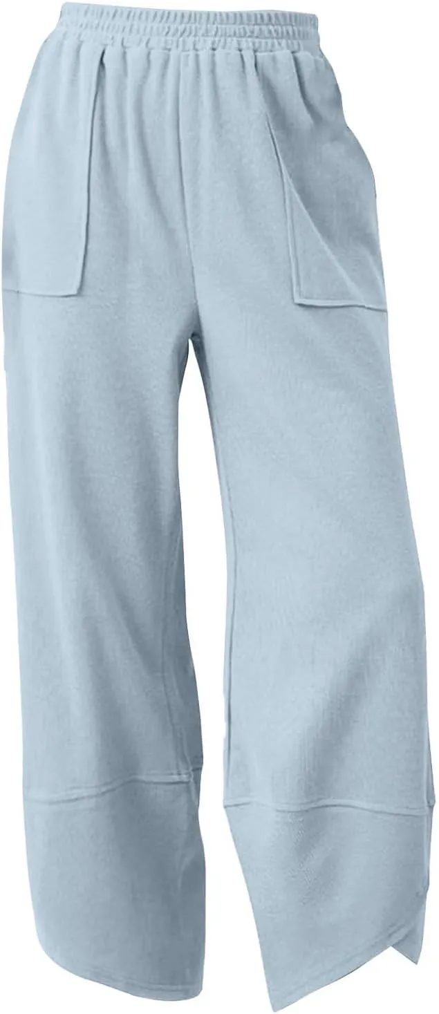 Toddler Baby Boys Girls Sweatpants Casual Basic Solid Jogger Pants Elastic Waist Jogger Sport Workout Trousers