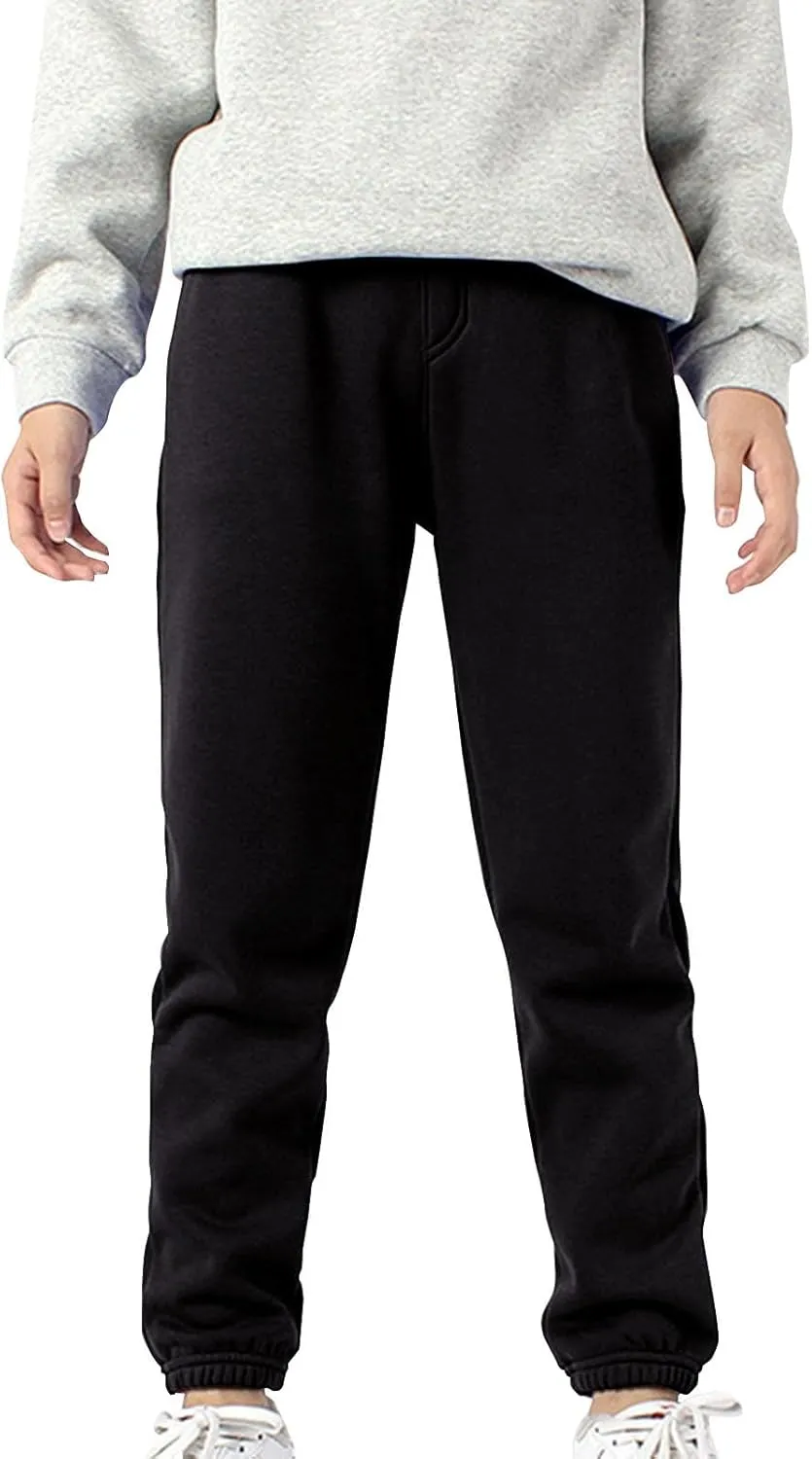 Toddler Sweatpants Boys Girls Casual Jogger Pants Unisex Pull on Jogger Sweatpants with Drawstring Pockets